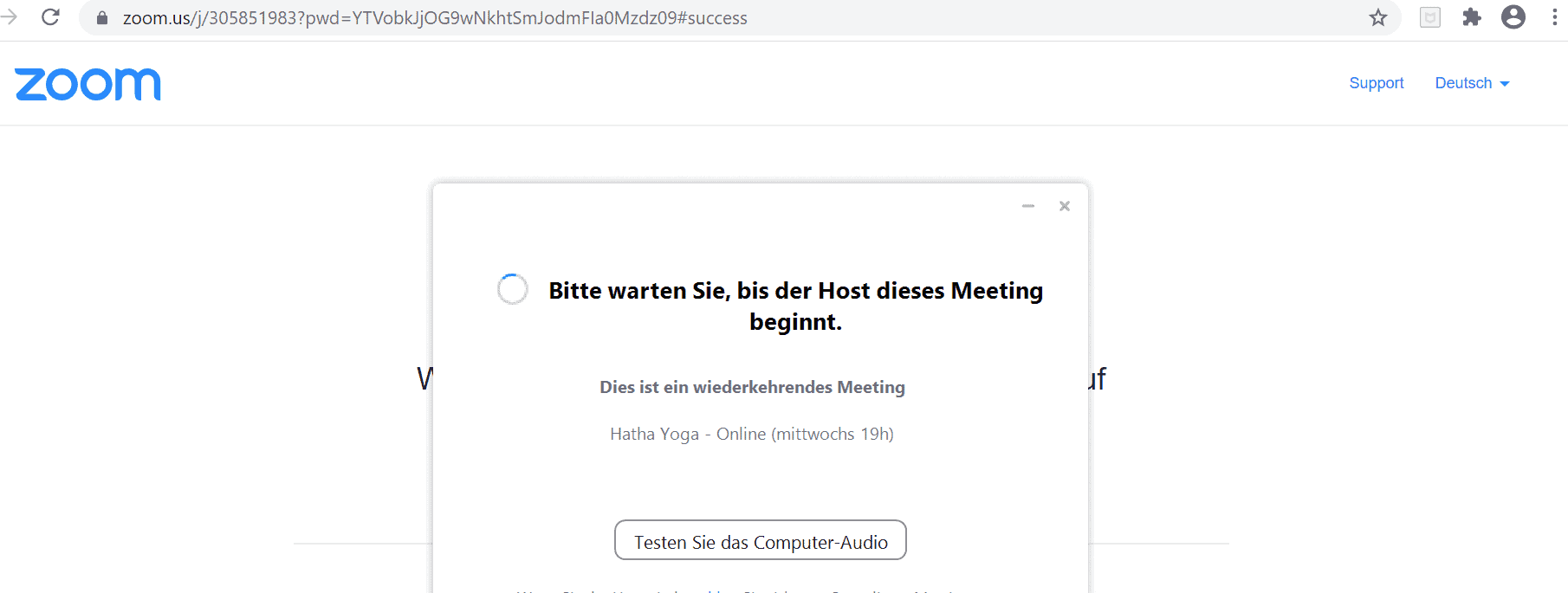 Online-Teilnahme an den Yogakursen – Schritt für Schritt erklärt 5 Online-Teilnahme an den Yogakursen – Schritt für Schritt erklärt 5